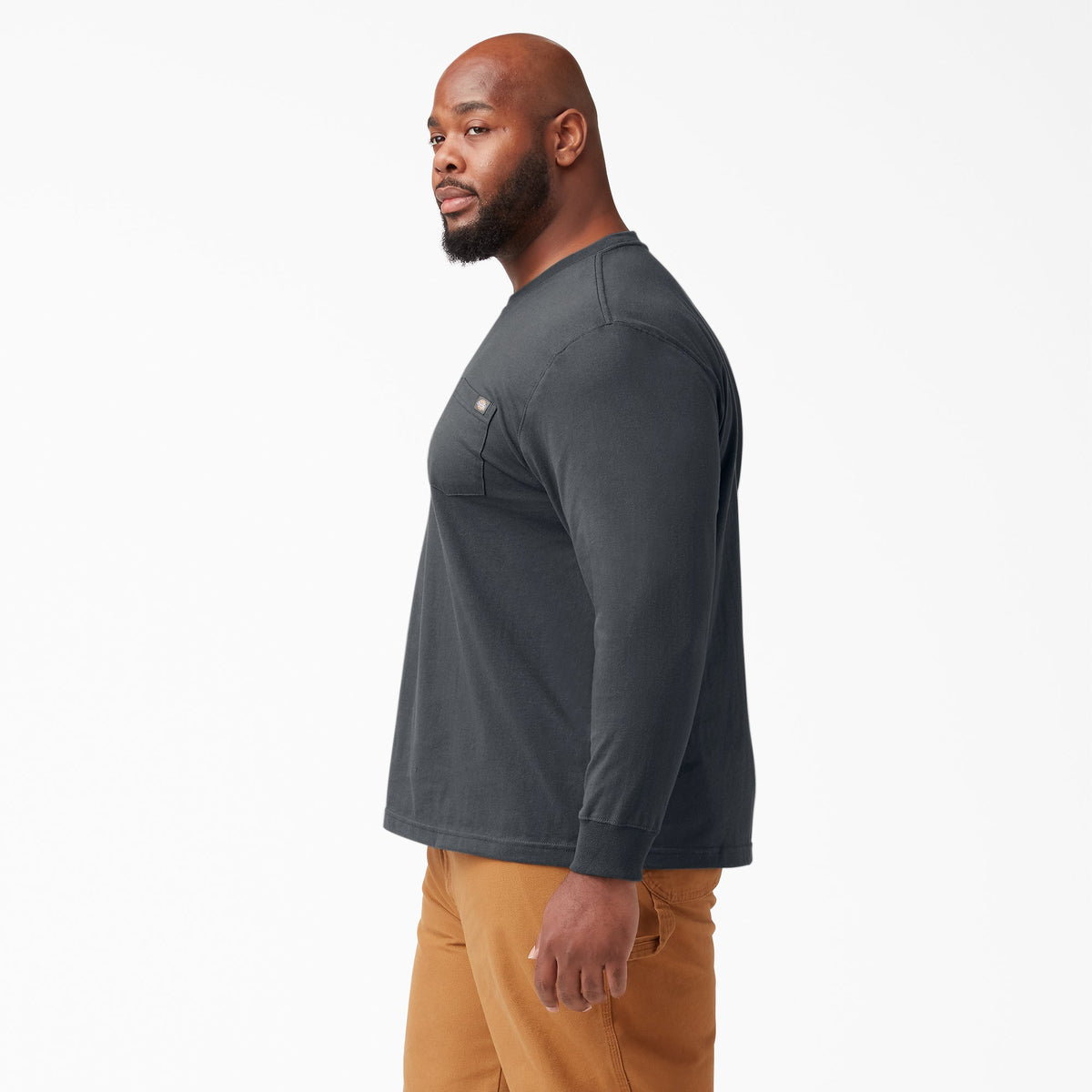 Dickies Men's Heavyweight Long Sleeve Crew Neck T-Shirt Long Sleeve T-Shirts Dickies