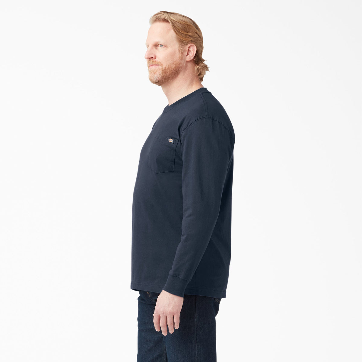 Dickies Men's Heavyweight Long Sleeve Crew Neck T-Shirt Long Sleeve T-Shirts Dickies