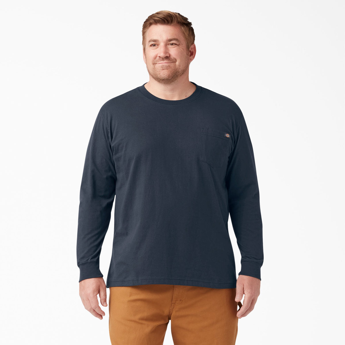 Dickies Men's Heavyweight Long Sleeve Crew Neck T-Shirt Long Sleeve T-Shirts Dickies