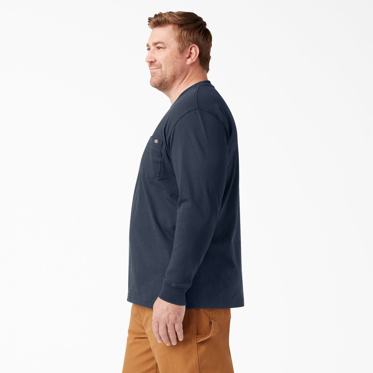 Dickies Men's Heavyweight Long Sleeve Crew Neck T-Shirt Long Sleeve T-Shirts Dickies