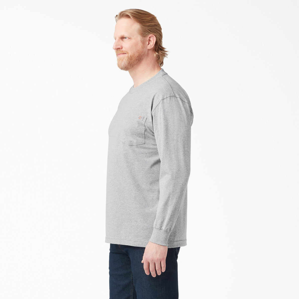 Dickies Men's Heavyweight Long Sleeve Crew Neck T-Shirt Long Sleeve T-Shirts Dickies