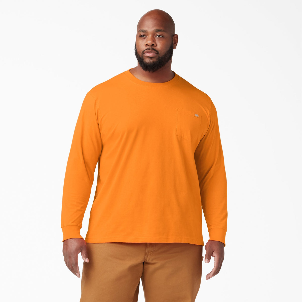 Dickies Men's Heavyweight Long Sleeve Crew Neck T-Shirt - Work World - Workwear, Work Boots, Safety Gear