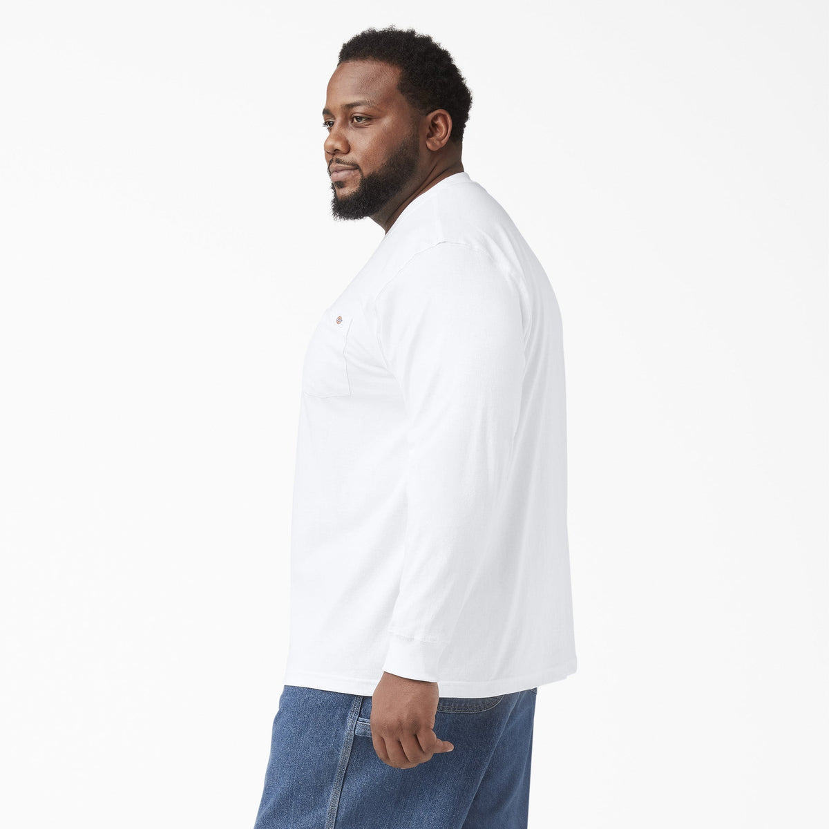 Dickies Men's Heavyweight Long Sleeve Crew Neck T-Shirt - Work World - Workwear, Work Boots, Safety Gear