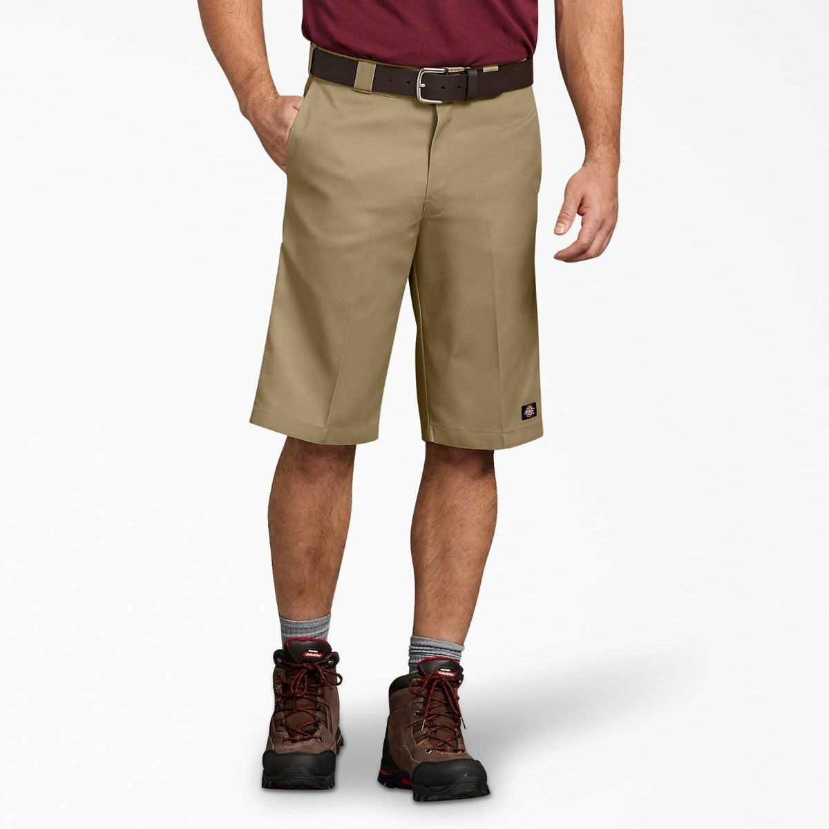 Dickies Men's Relaxed Fit Multi-Pocket 13" Work Short Shorts Dickies Khaki 30