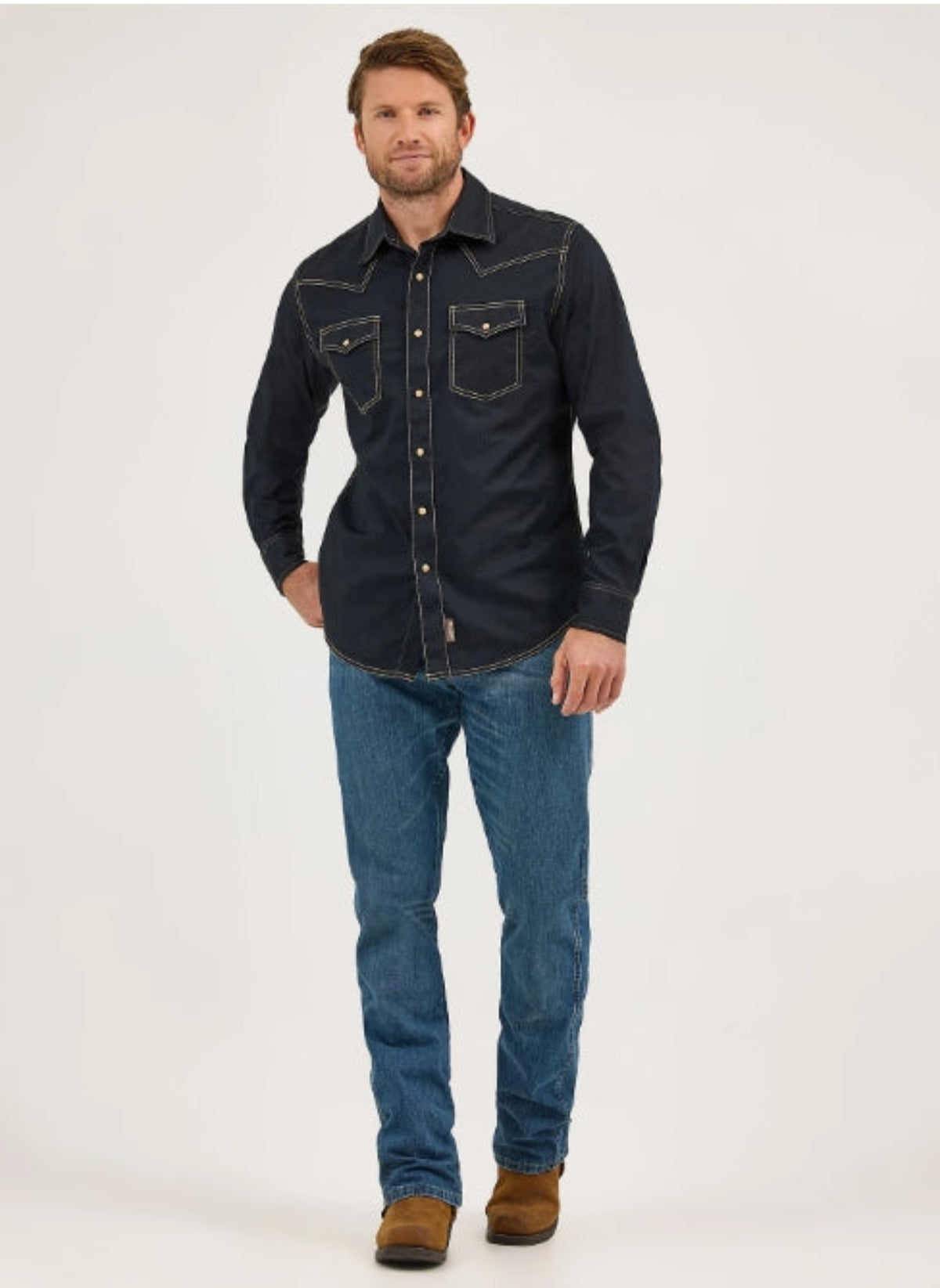 Wrangler Men&#39;s Retro® Fabens Relaxed Fit Bootcut Jean - Work World - Workwear, Work Boots, Safety Gear