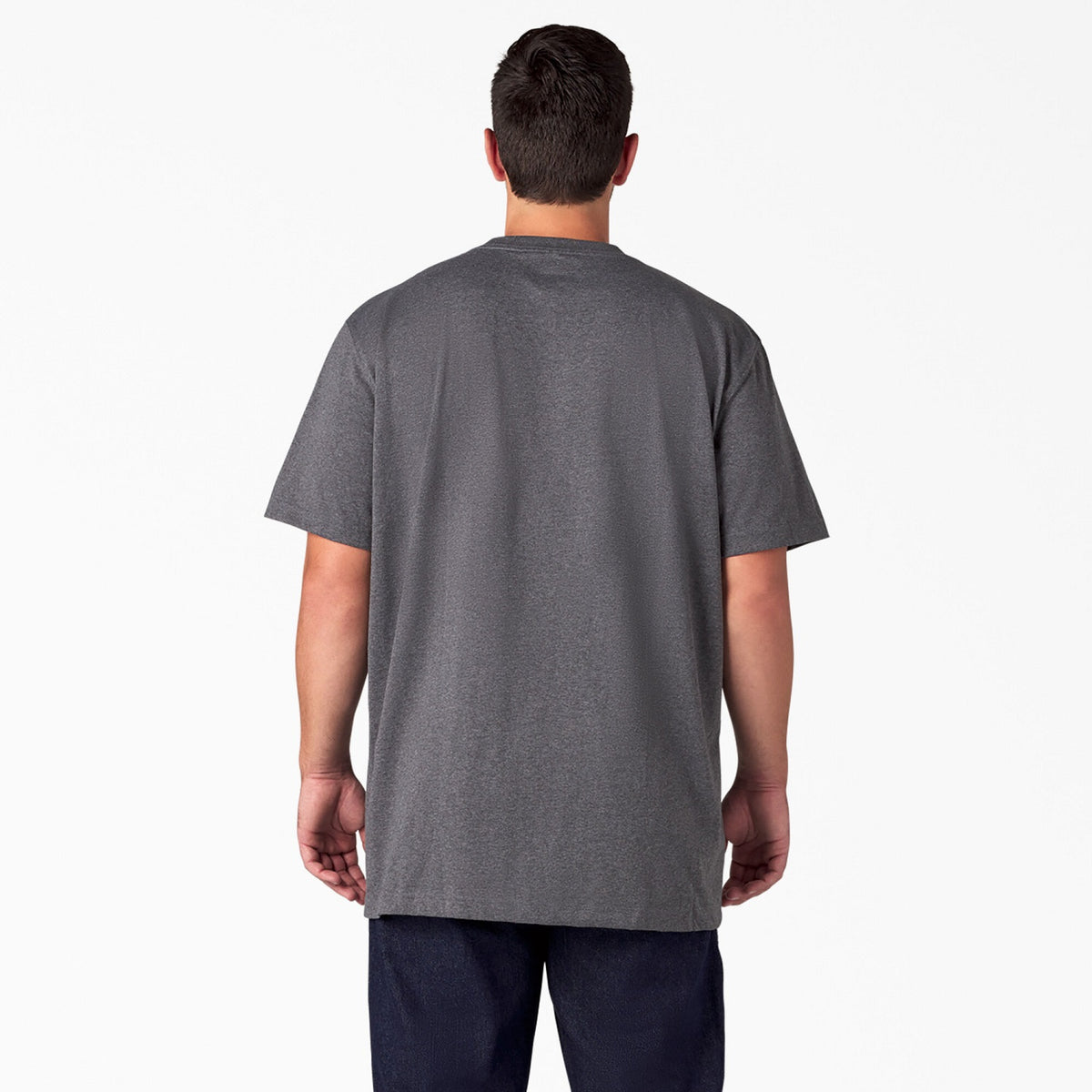 Dickies Men&#39;s Heavyweight Heathered Short Sleeve Pocket T-Shirt - Work World - Workwear, Work Boots, Safety Gear