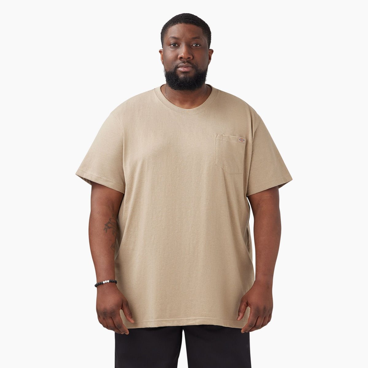 Dickies Men&#39;s Heavyweight Heathered Short Sleeve Pocket T-Shirt - Work World - Workwear, Work Boots, Safety Gear