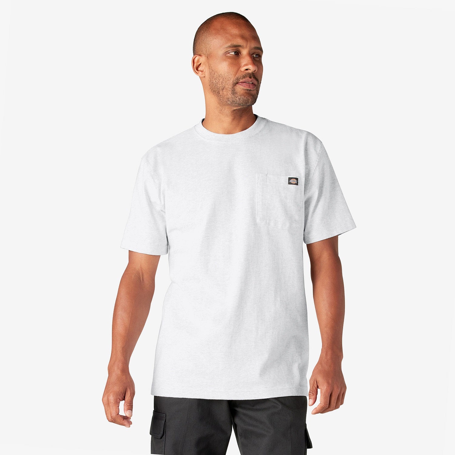 Dickies Men's Heavyweight Short Sleeve Pocket T-Shirt_Ash Gray - Work World - Workwear, Work Boots, Safety Gear