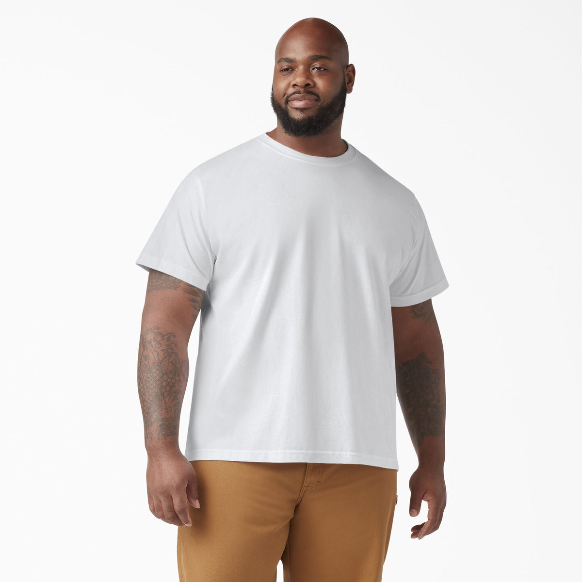 Dickies Men's Heavyweight Jersey Knit Short Sleeve T-Shirt T-Shirts Dickies