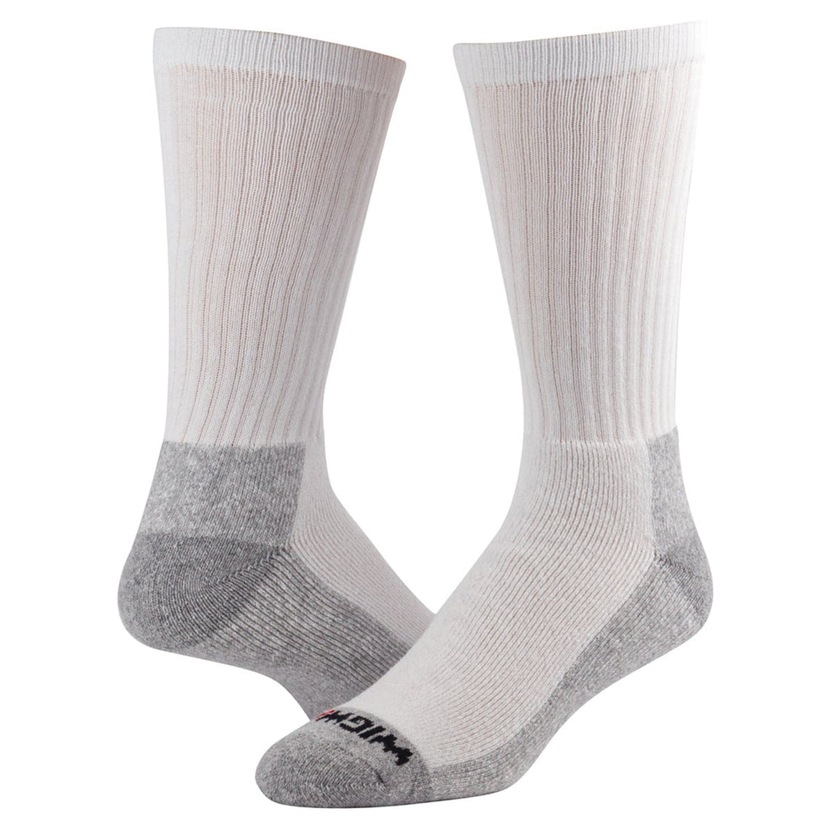 Wigwam At Work Crew 3-Pack Socks Wigwam White Sweatshirt Grey Light L