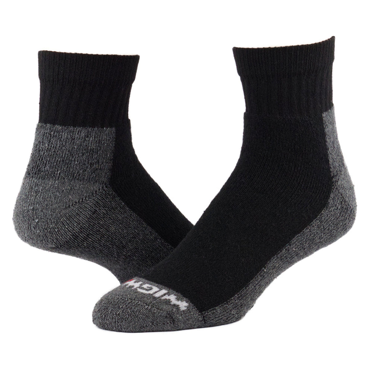Wigwam At Work Quarter 3-Pack Cotton Socks Socks Wigwam Black L