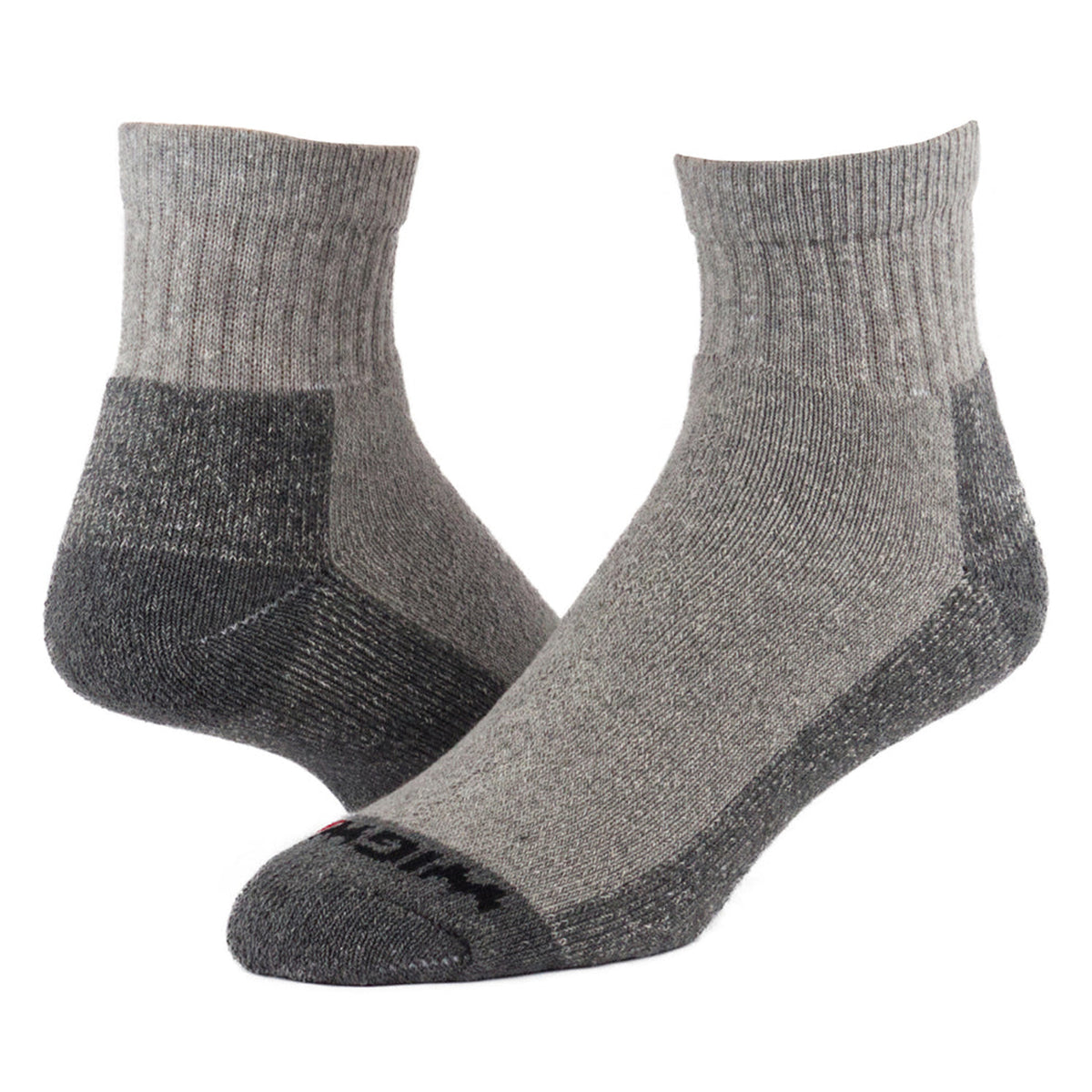Wigwam At Work Quarter 3-Pack Cotton Socks Socks Wigwam Grey L