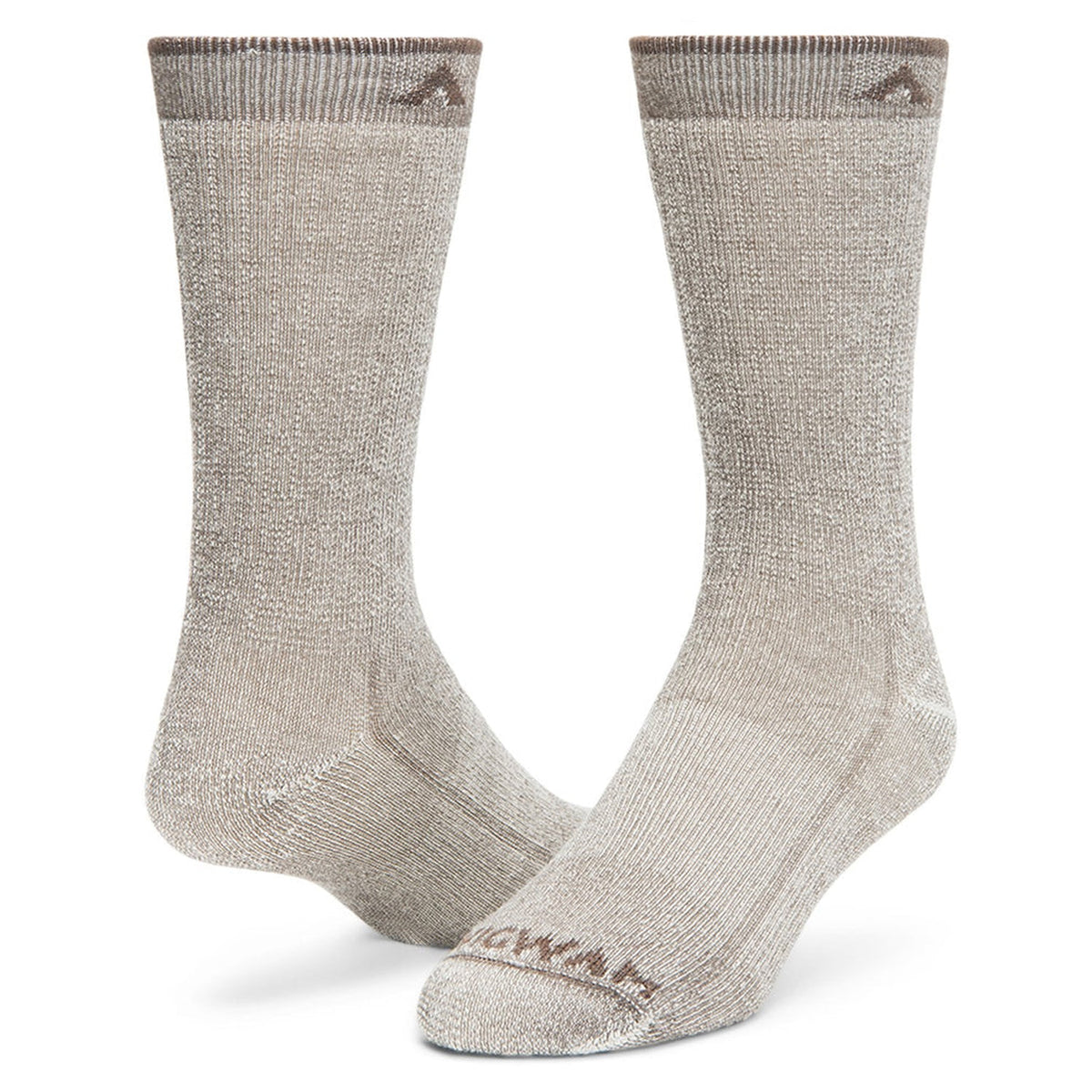 Wigwam Merino Comfort Hiker 2-Pack Socks Work World Taupe L
