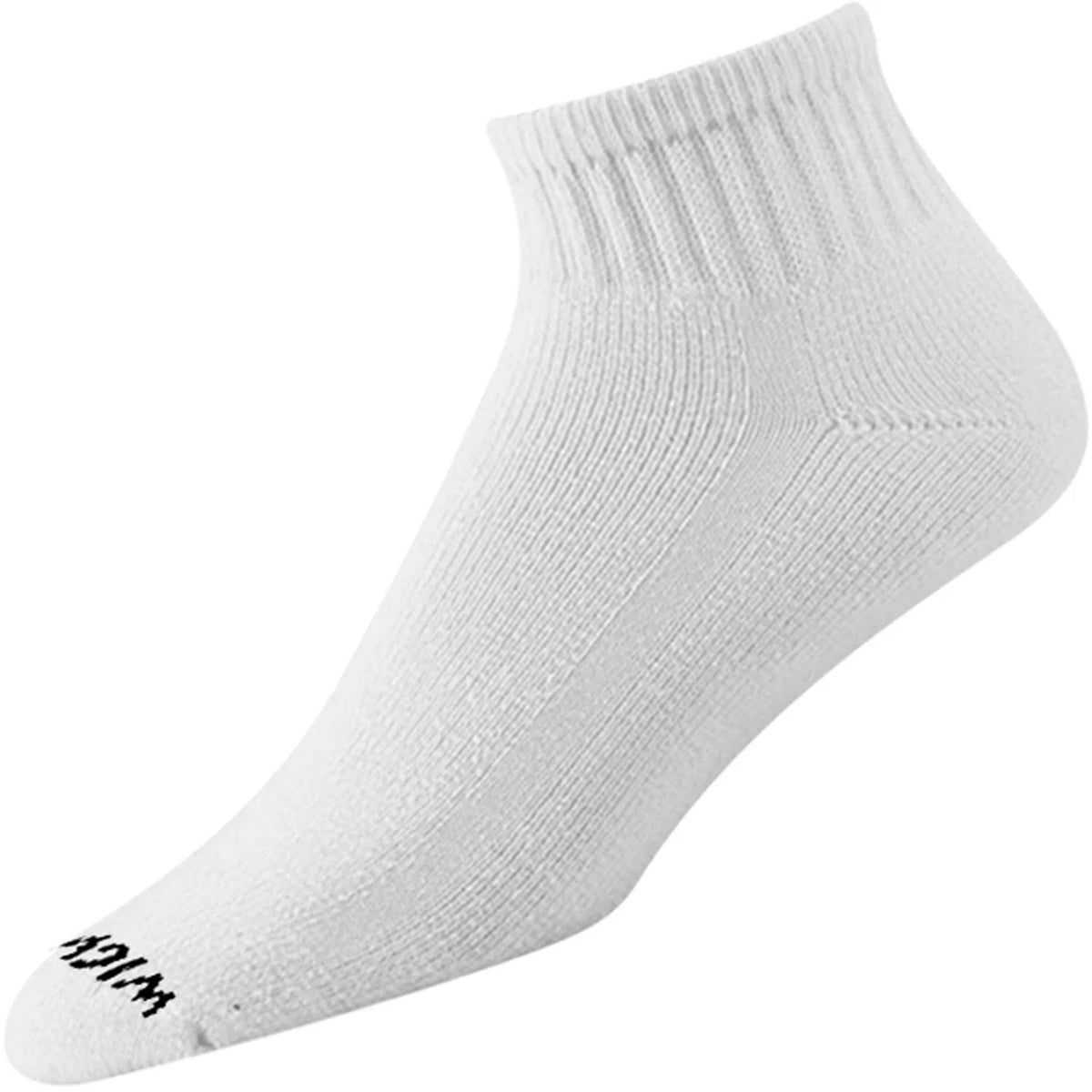 Wigwam Super 60 Quarter 6-Pack Midweight Cotton Athletic Socks Socks Wigwam White 2XL