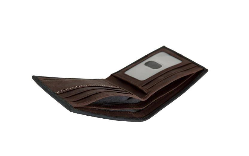 Wolverine I-90 DuraShocks® Bifold RFID Leather Wallet Wallets Wolverine