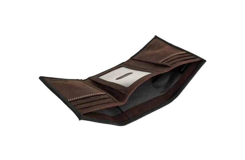 Wolverine I-90 DuraShocks® Trifold RFID Leather Wallet - Work World - Workwear, Work Boots, Safety Gear