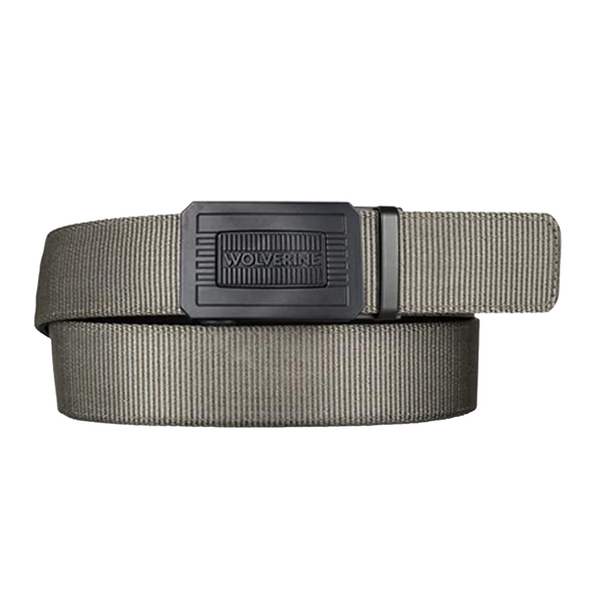 Wolverine Men's Ratchet Engraved Logo Buckle 1.5" Belt Belts & Suspenders Wolverine Gunmetal 2XL