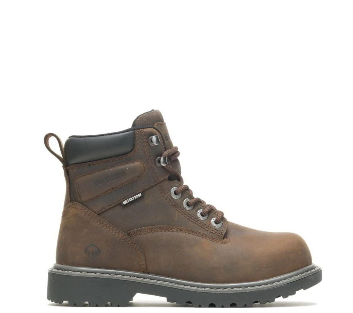Wolverine Women's Floorhand 6" Waterproof EH Steel Toe Work Boot Work Boots Wolverine Dark Brown 10 M