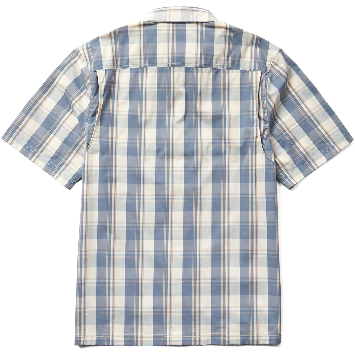 Wolverine Men's Vented Plaid Short Sleeve Work Shirt Work Shirts Wolverine