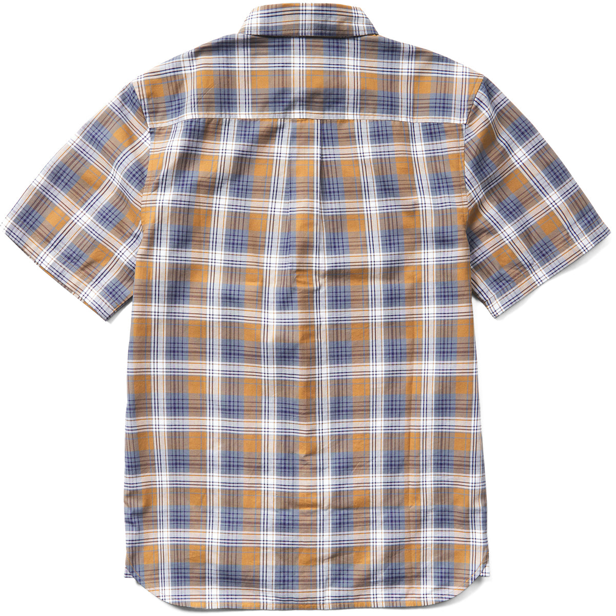 Wolverine Men's Built Stretch Short Sleeve Plaid Shirt Work Shirts Wolverine