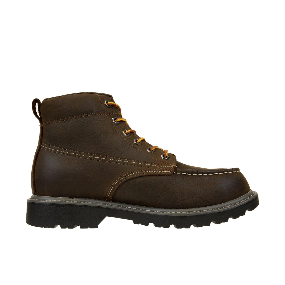 Wolverine Men's Floorhand Moc Toe 6” Work Boot Work Boots Wolverine Dark Coffee 10 M