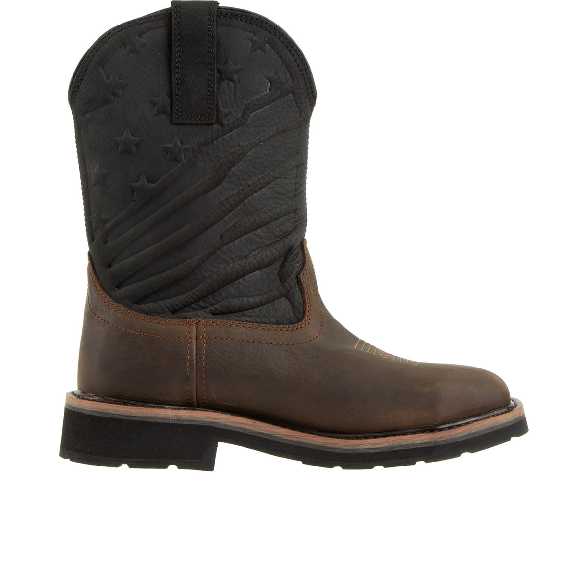 Wolverine Men's Rancher Flag LX Steel-Toe Wellington Work Boot Work Boots Wolverine Black 10 M