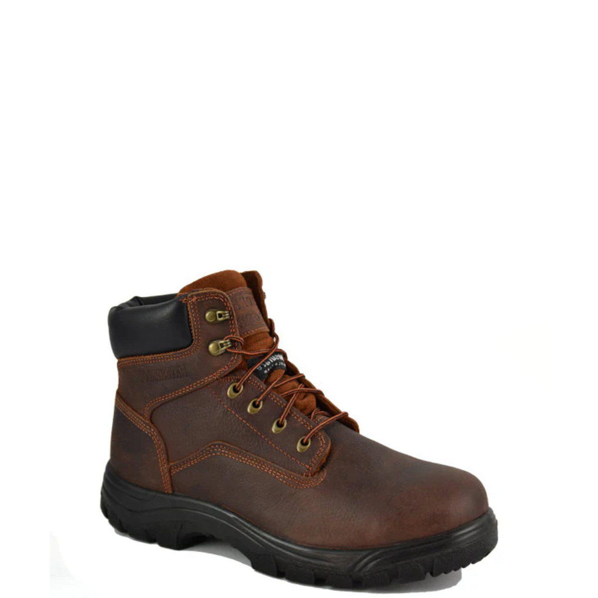 Work Zone Men's 6" Waterproof EH Insulated Work Boot Work Shoes Work Zone Brown 10 M