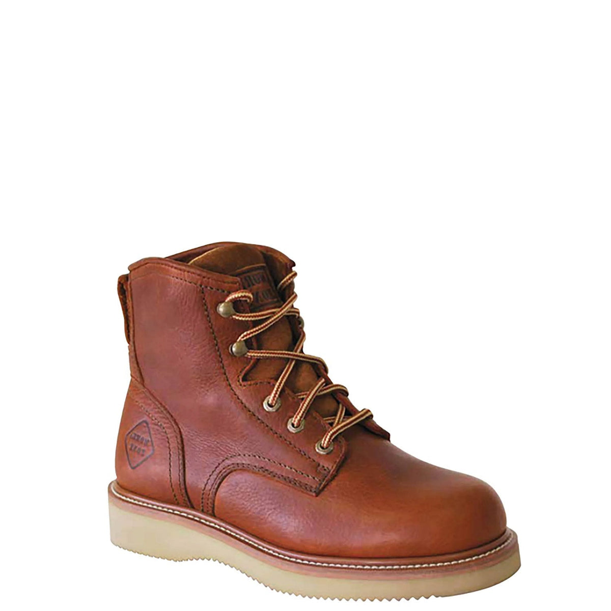 Work Zone Men's N681 6" Work Boot Work Boots Work Zone Brown 10 M