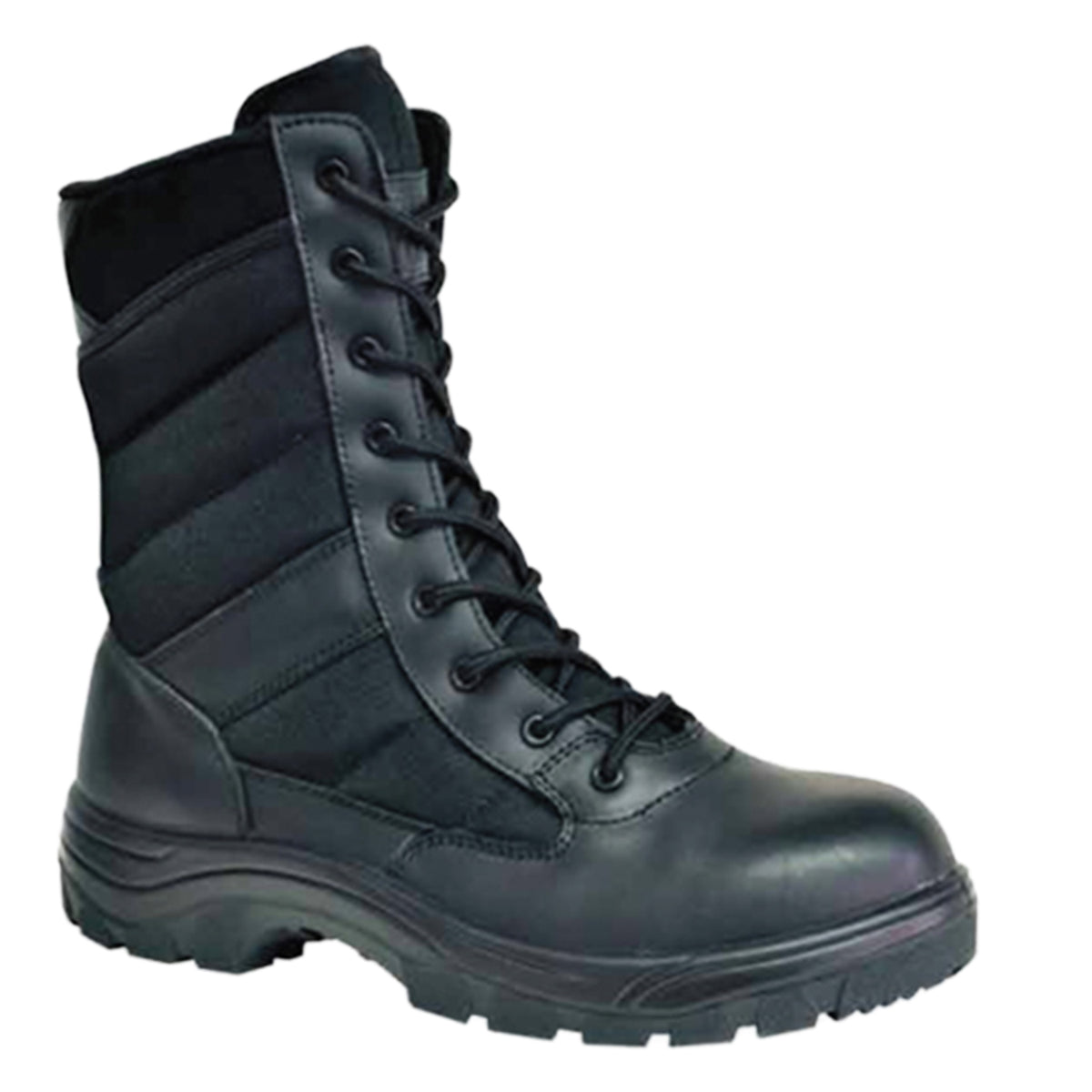 Work Zone Men's 8" Side-Zipper Swat Soft Toe Work Boot