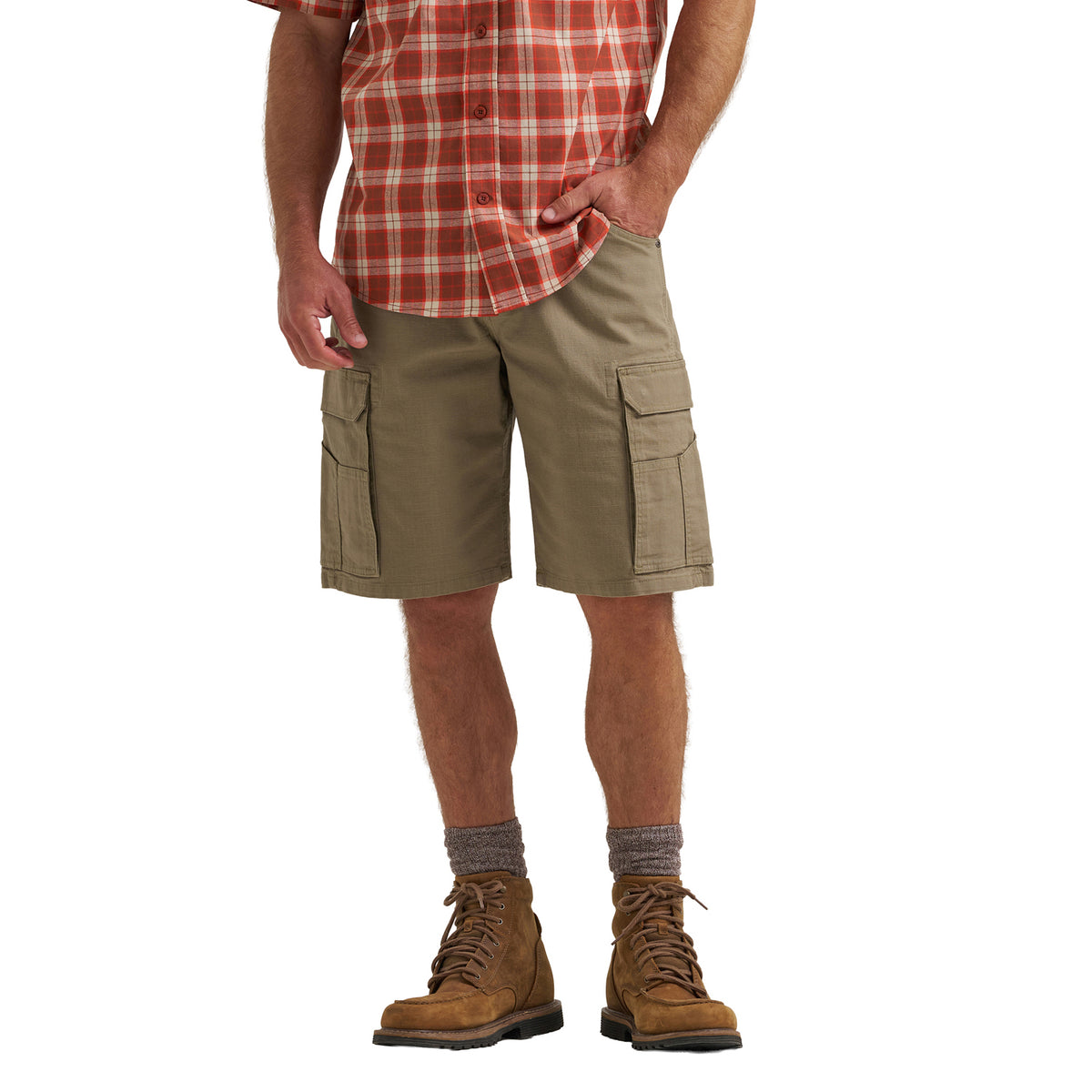 Wrangler RIGGS Workwear Men's Performance Ripstop Ranger Cargo Short Shorts Wrangler RIGGS Bark 30