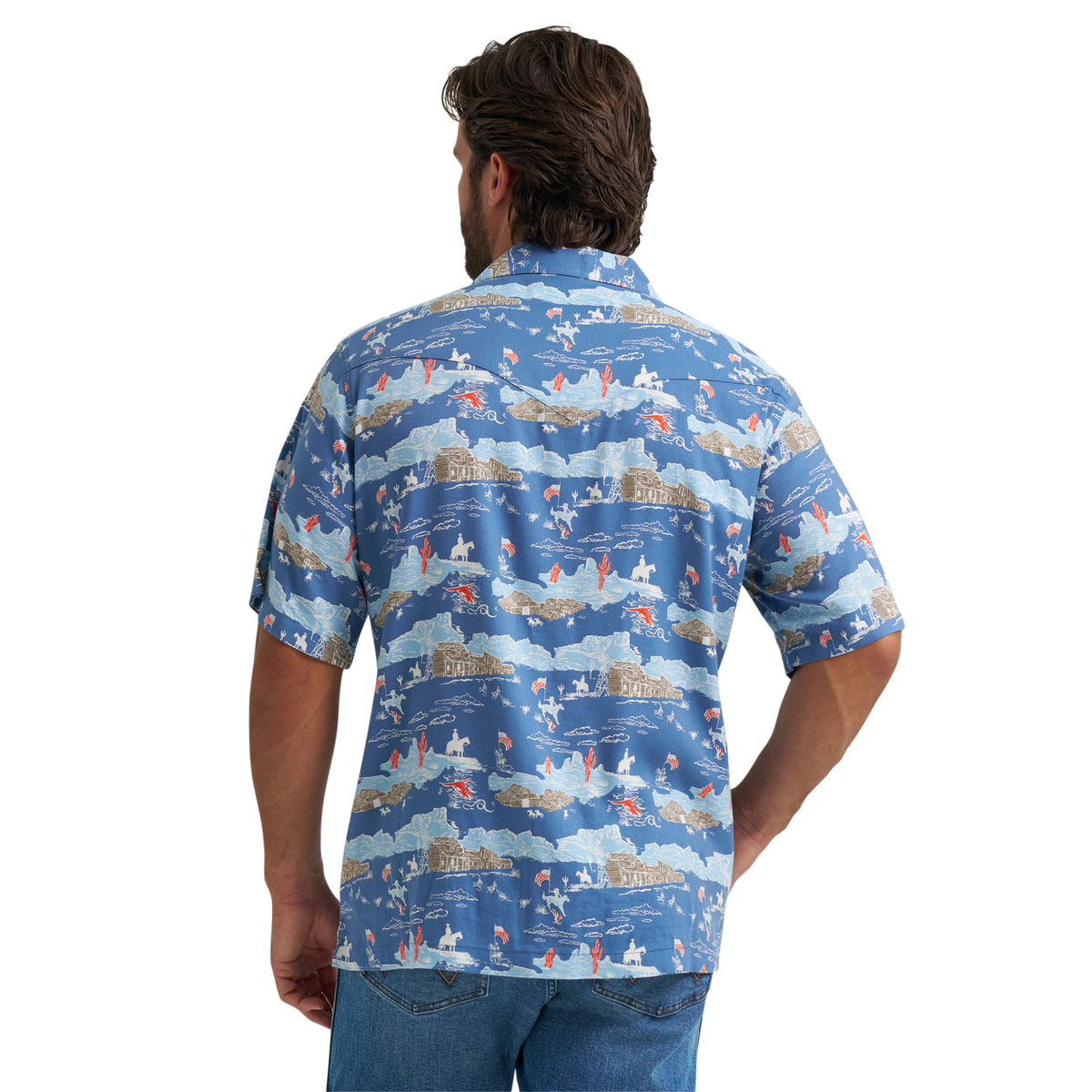 Wrangler Men's Coconut Cowboy Camp Shirt