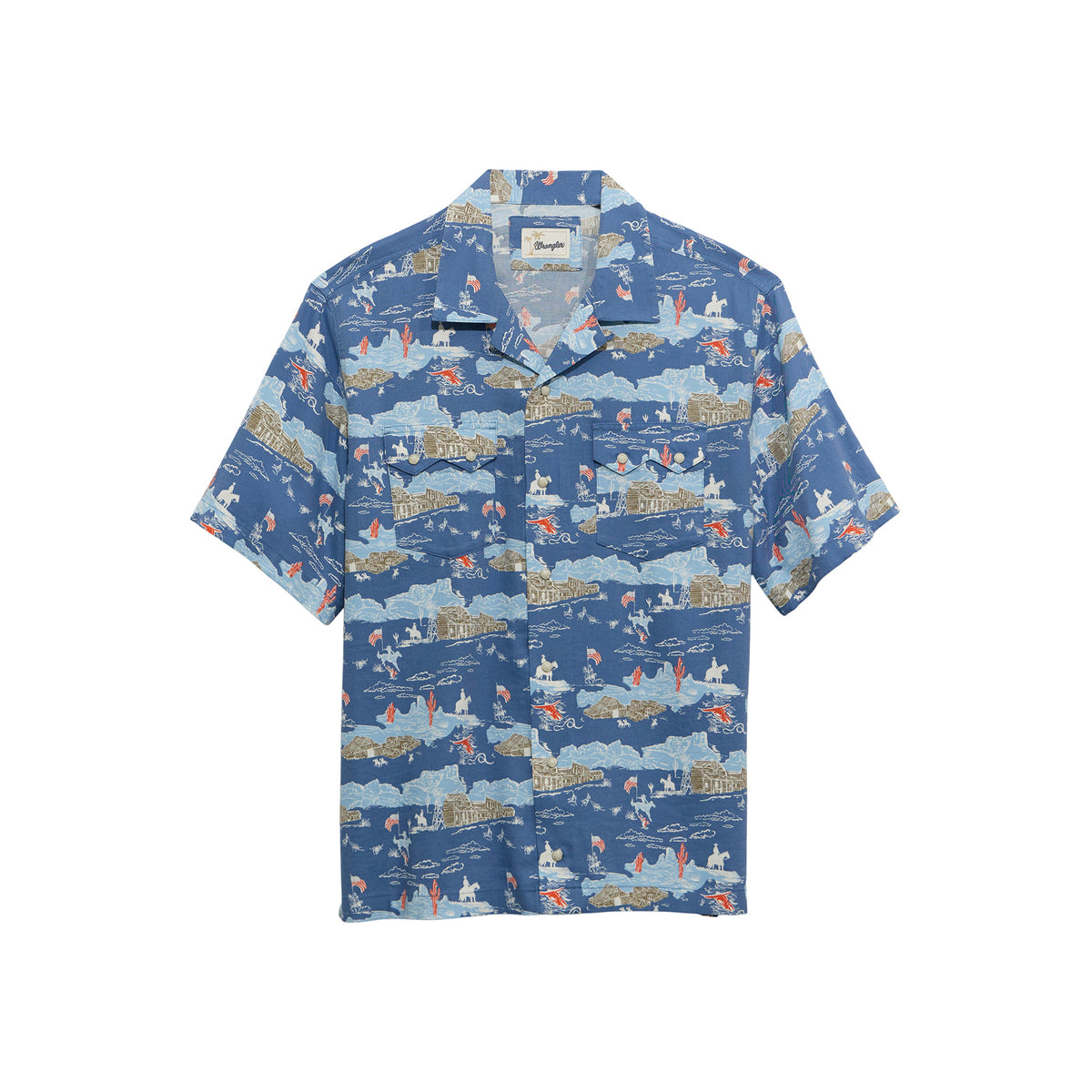 Wrangler Men's Coconut Cowboy Camp Shirt