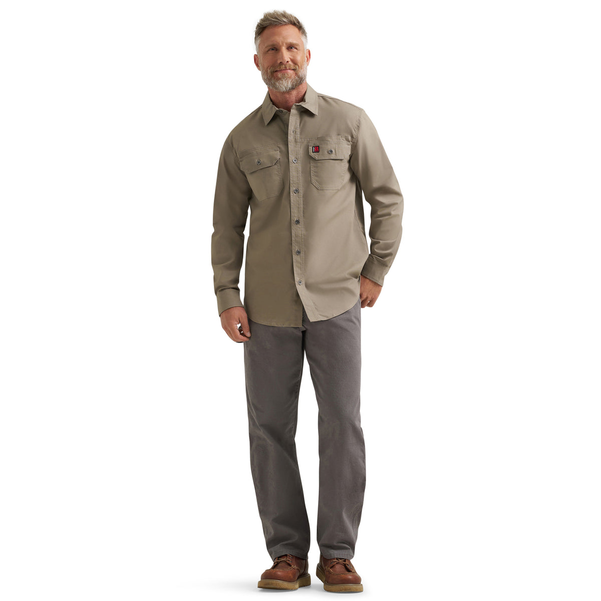 Wrangler Men's RIGGS Workwear® Ground Cloth Work Shirt Work Shirts Wrangler RIGGS
