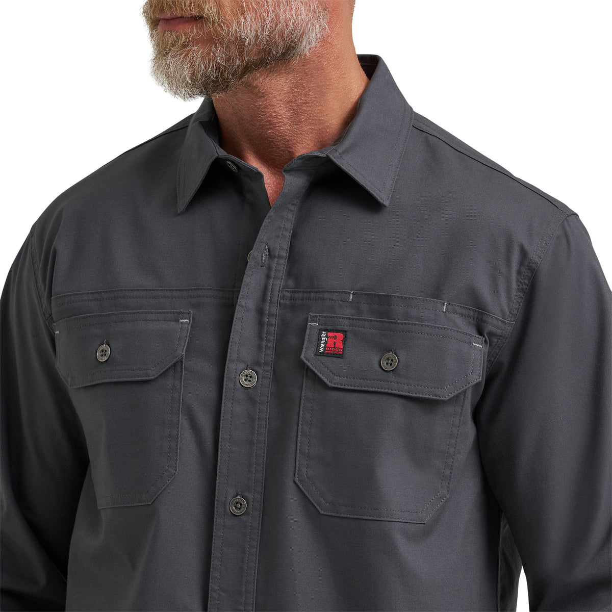 Wrangler Men's RIGGS Workwear® Ground Cloth Work Shirt Work Shirts Wrangler RIGGS