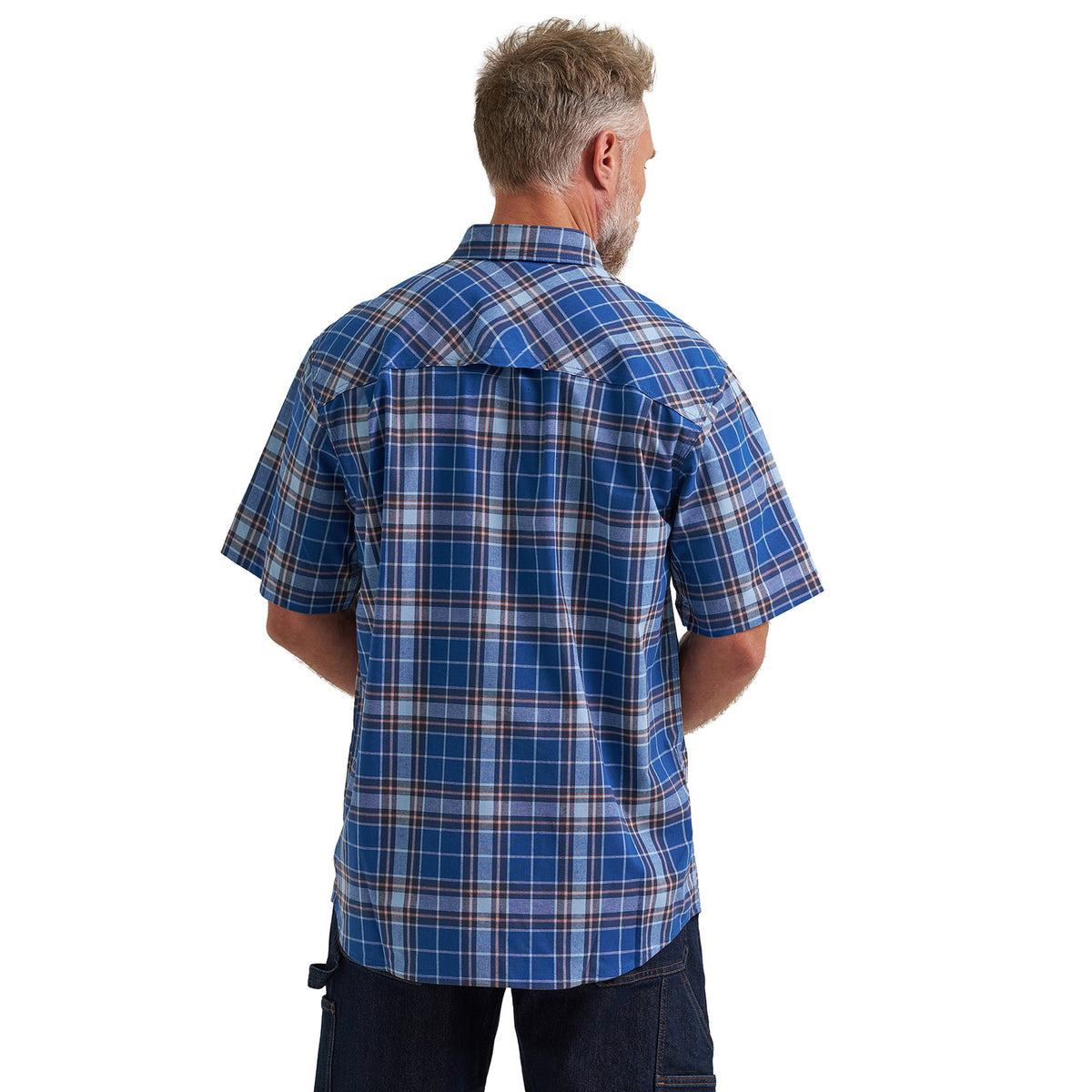 Wrangler Men's RIGGS Workwear® Foreman Plaid Work Shirt Work Shirts Wrangler RIGGS
