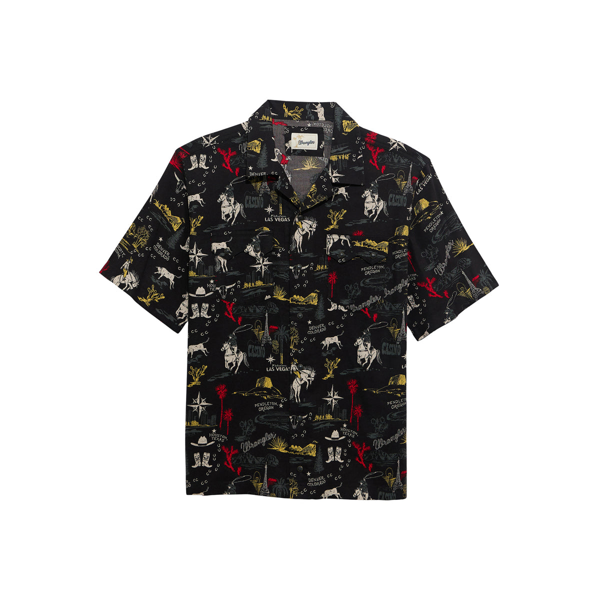 Wrangler Men's Coconut Cowboy Camp Shirt