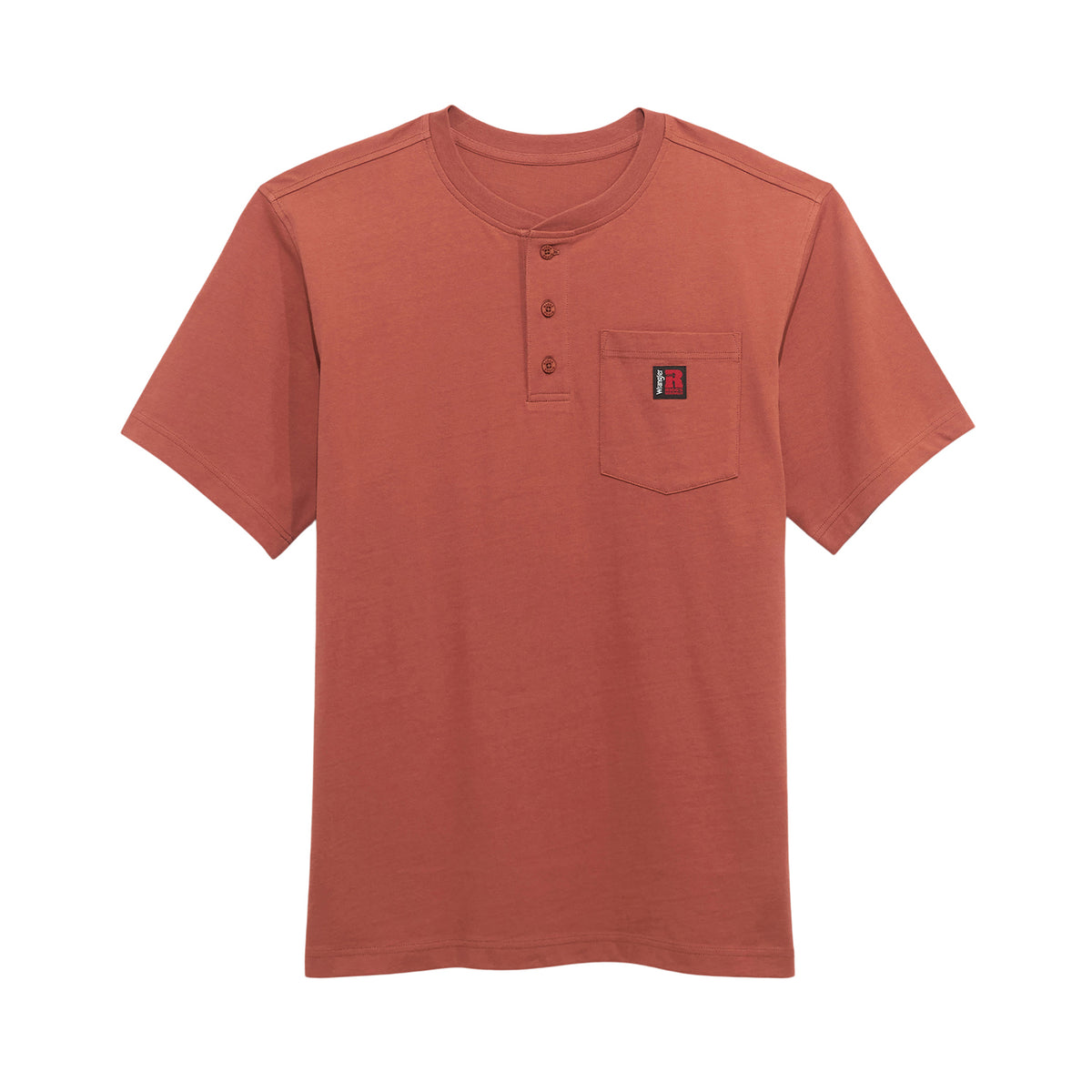 Wrangler Men's RIGGS Workwear® Short Sleeve Relaxed Henley Work Shirts Wrangler RIGGS