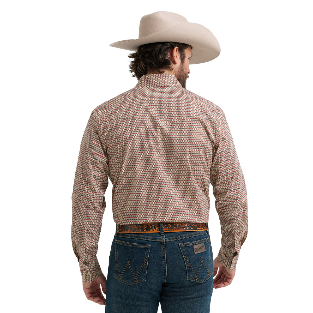 Wrangler Men's 20X Competition Advanced Comfort Long Sleeve Two Pocket Western Snap Shirt Work Shirts Wrangler