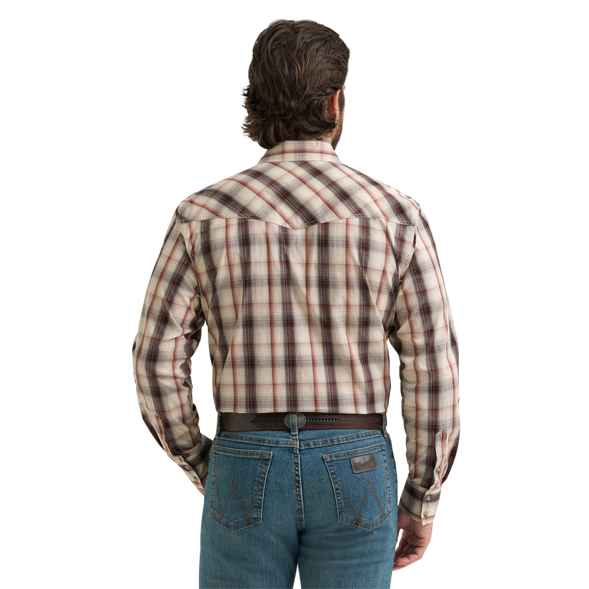 Wrangler Men's 20X Competition Advanced Comfort Long Sleeve Two Pocket Western Snap Shirt