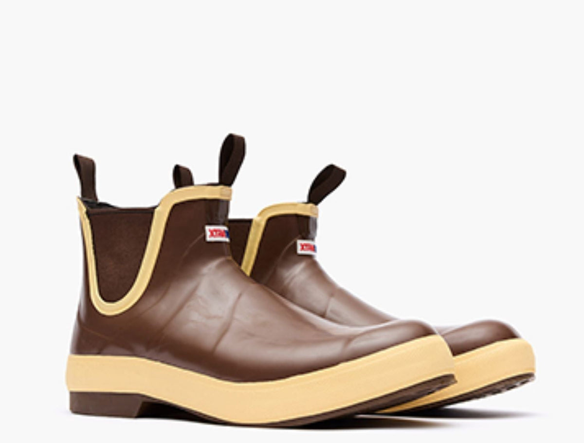 XTRATUF Men's Legacy 6" Ankle Deck Rubber Boot Rubber Boots XTRATUF