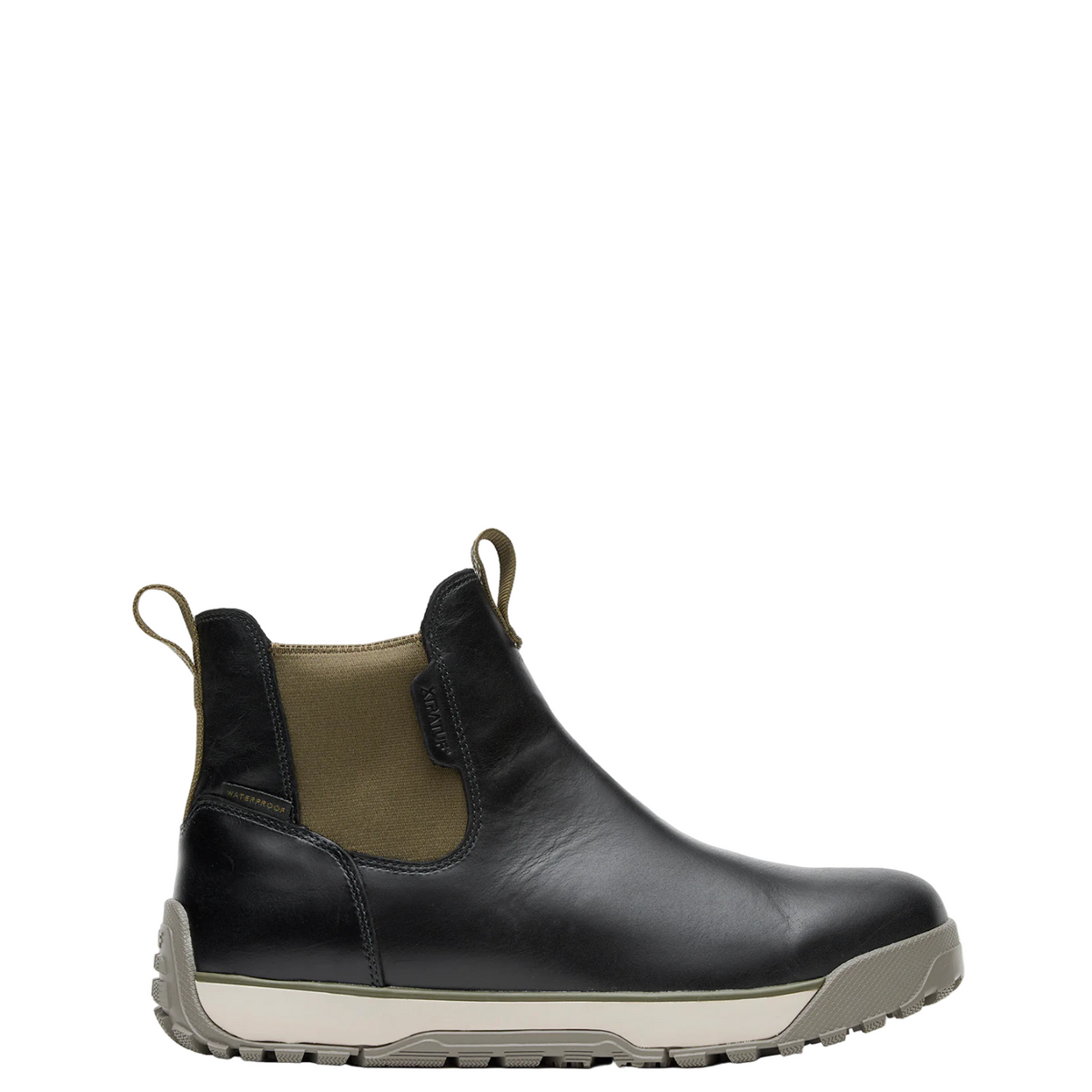 XTRATUF Men's Leather 6" Waterproof Ankle Deck Boot Rubber Boots XTRATUF Pirate Black 10 M