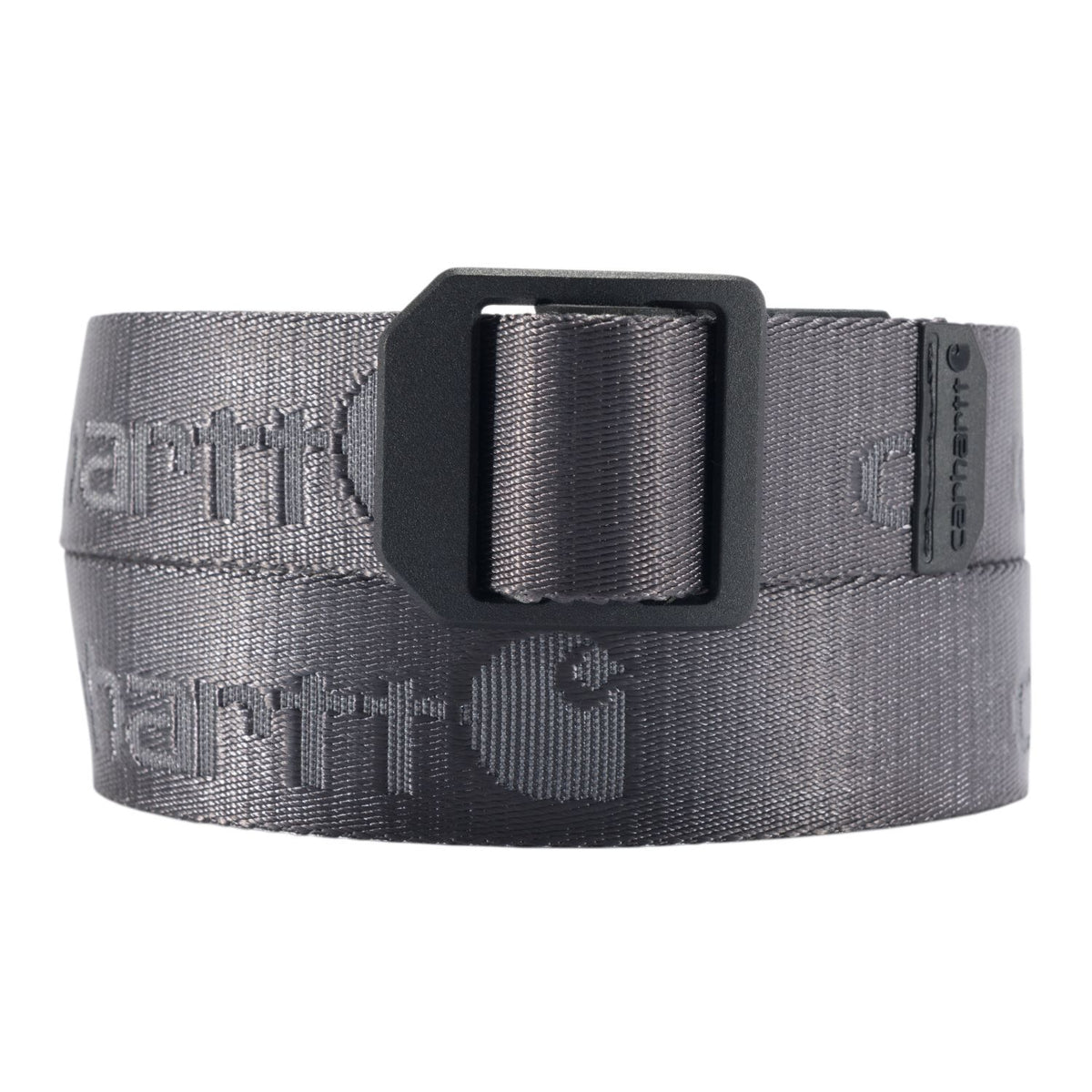 Carhartt Men's Nylon Webbing Ladder Lock Belt Belts & Suspenders Carhartt Gravel L