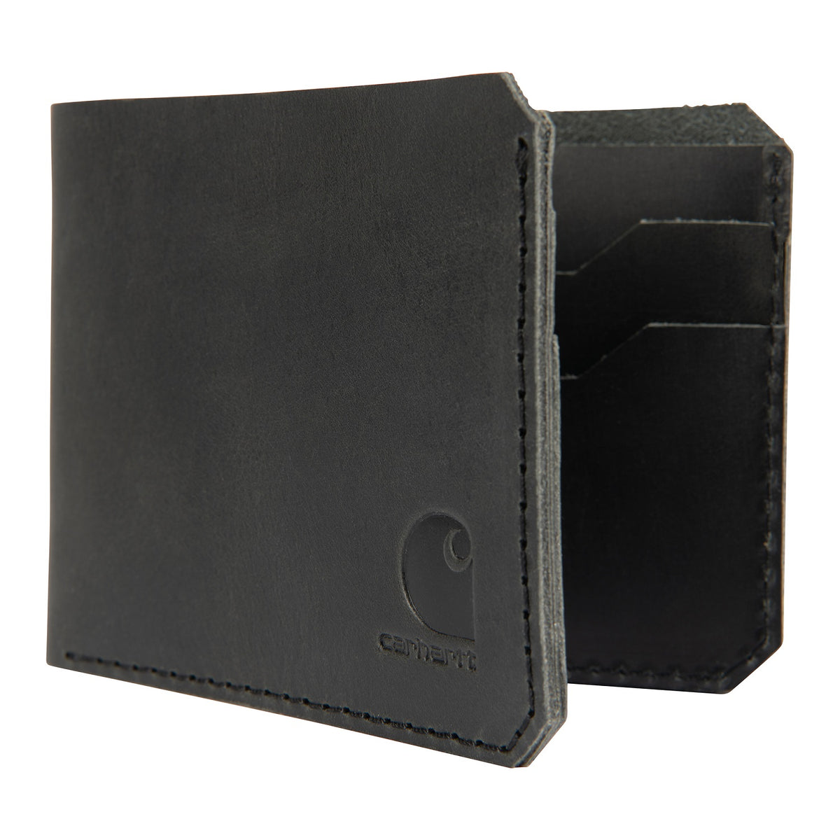 Carhartt Craftsman Leather Logo Bifold Wallet - Work World - Workwear, Work Boots, Safety Gear