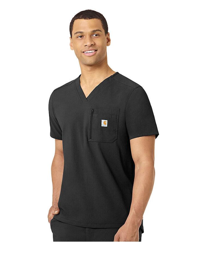 Carhartt Men&#39;s Rugged Flex® Modern-Fit Tuck-In Scrub Top - Work World - Workwear, Work Boots, Safety Gear