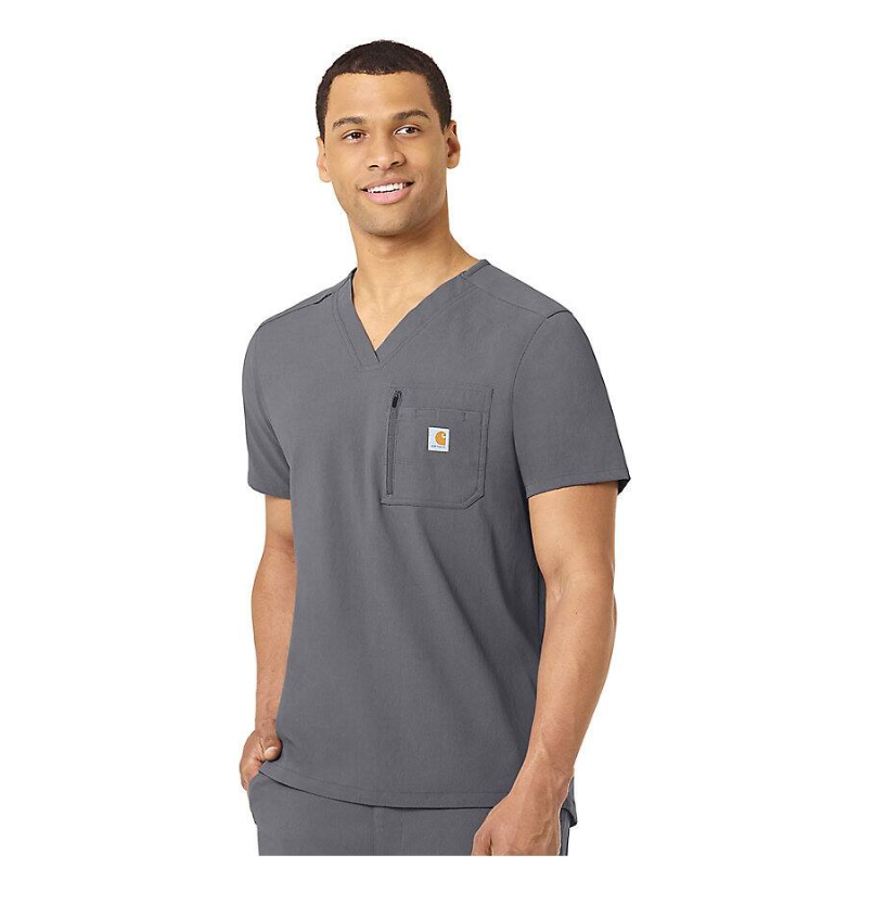 Carhartt Men&#39;s Rugged Flex® Modern-Fit Tuck-In Scrub Top - Work World - Workwear, Work Boots, Safety Gear