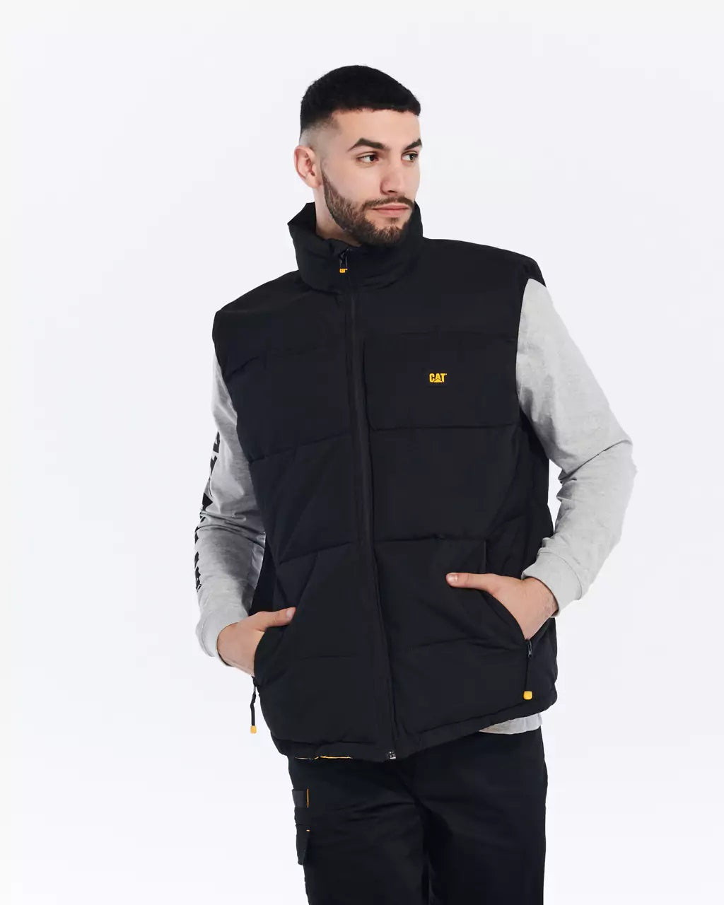 CAT Men's Arctic Zone Insulated Vest Vests CAT Black 2XL Reg