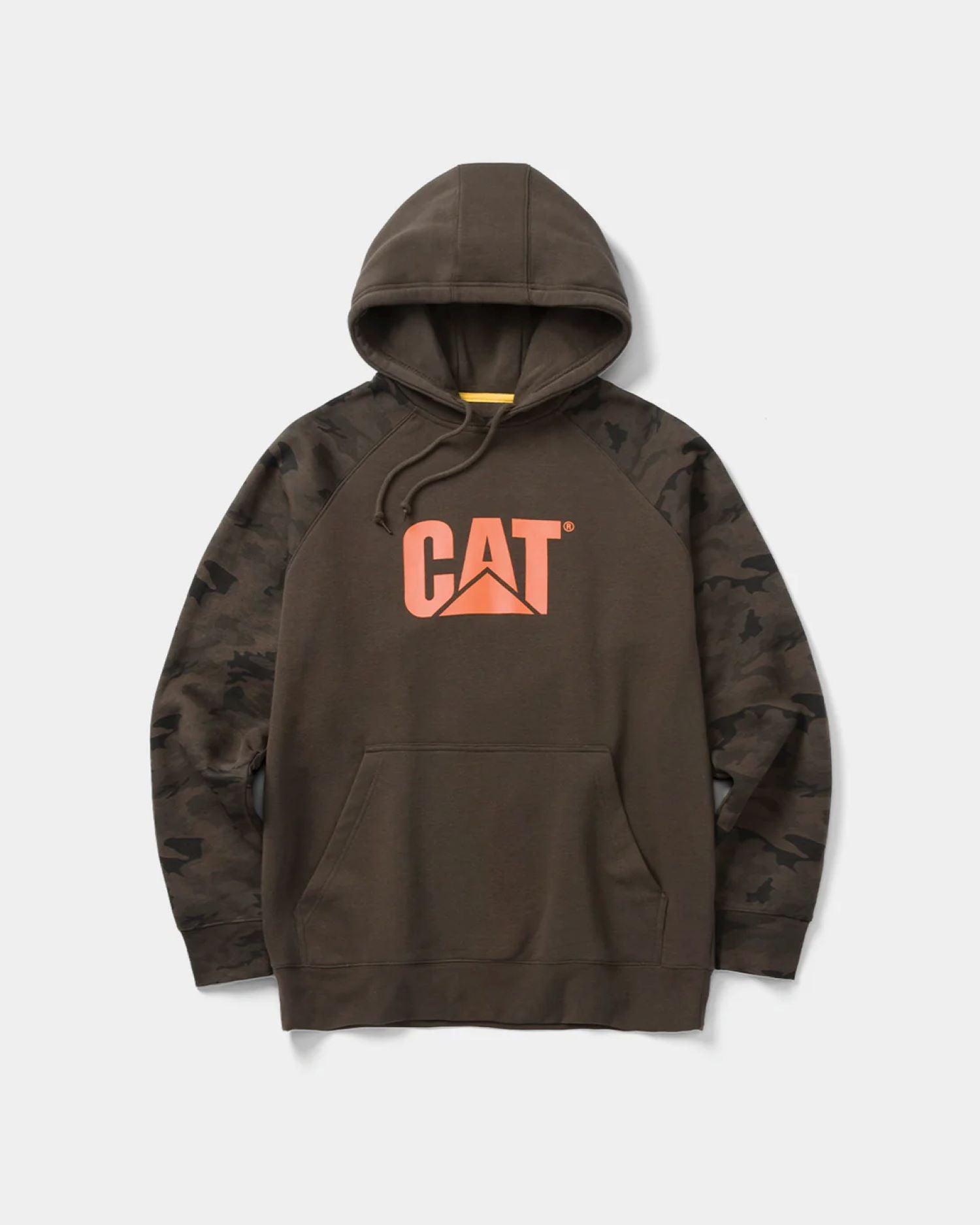 CAT Men's Colorblock Raglan Logo Hoodie - Work World - Workwear, Work Boots, Safety Gear