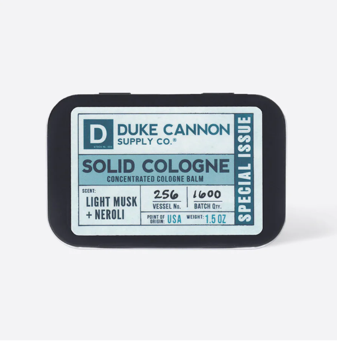 Duke Cannon Light Musk + Neroli Solid Cologne Toiletries Duke Cannon Aqua OS