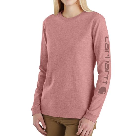 Carhartt Women's Dearborn Loose Logo Long Sleeve T-Shirt - Work World - Workwear, Work Boots, Safety Gear