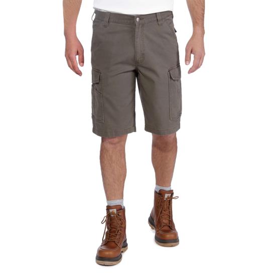 Carhartt Men's Rugged Flex® Relaxed Fit Canvas Cargo Work Short Shorts Carhartt Tarmac 28